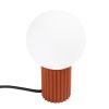 Lampe à poser Aluminium Ocre Rouge G9 1 Halo