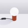 Lampe à poser Aluminium Ocre Rouge G9 1 Halo