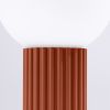 Lampe à poser Aluminium Ocre Rouge G9 1 Halo