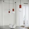 Lampe à poser Aluminium Ocre Rouge G9 1 Halo