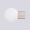 Applique Aluminium Taupe G9 1 Halo