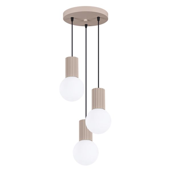 Suspension Aluminium Taupe G9 3 Halo