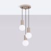 Suspension Aluminium Taupe G9 3 Halo