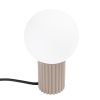 Lampe à poser Aluminium Taupe G9 1 Halo