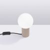 Lampe à poser Aluminium Taupe G9 1 Halo