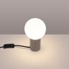 Lampe à poser Aluminium Taupe G9 1 Halo