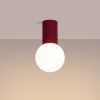 Plafonnier Aluminium Bourgogne G9 1 Halo