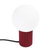 Lampe à poser Aluminium Bourgogne G9 1 Halo