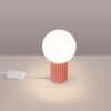 Lampe à poser Aluminium Pêche G9 1 Halo