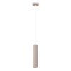 Suspension Aluminium Taupe GU10 1 Karbon