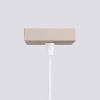 Suspension Aluminium Taupe GU10 1 Karbon