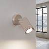 Applique Aluminium Taupe GU10 1 Karbon