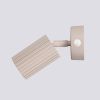 Applique Aluminium Taupe GU10 1 Karbon