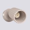 Applique Aluminium Taupe GU10 1 Karbon