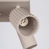 Plafonnier Aluminium Taupe GU10 4 Karbon