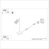Lampe à poser Aluminium Taupe GU10 1 Karbon