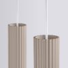 Suspension Aluminium Taupe GU10 2 Karbon