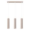 Suspension Aluminium Taupe GU10 3 Karbon