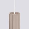 Suspension Aluminium Taupe GU10 3 Karbon