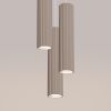 Suspension Aluminium Taupe GU10 3 Karbon