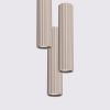 Suspension Aluminium Taupe GU10 3 Karbon