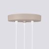 Suspension Aluminium Taupe GU10 3 Karbon