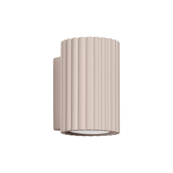 Applique Aluminium Taupe GU10 1 Karbon