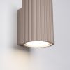 Applique Aluminium Taupe GU10 1 Karbon