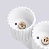 Plafonnier Aluminium Blanc GU10 2 Aura