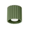 Plafonnier Aluminium Vert Olive GU10 1 Aura