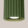 Plafonnier Aluminium Vert Olive GU10 1 Aura