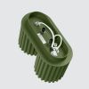 Plafonnier Aluminium Vert Olive GU10 2 Aura