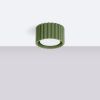 Plafonnier Aluminium Vert Olive Gx53 1 Aura