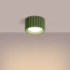 Plafonnier Aluminium Vert Olive Gx53 1 Aura