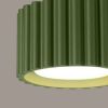 Plafonnier Aluminium Vert Olive Gx53 1 Aura