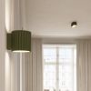 Plafonnier Aluminium Vert Olive Gx53 1 Aura