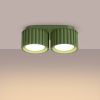 Plafonnier Aluminium Vert Olive Gx53 2 Aura