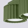 Plafonnier Aluminium Vert Olive Gx53 2 Aura