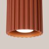 Plafonnier Aluminium Ocre Rouge GU10 1 Aura
