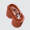 Plafonnier Aluminium Ocre Rouge GU10 2 Aura