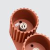 Plafonnier Aluminium Ocre Rouge GU10 2 Aura