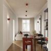 Plafonnier Aluminium Ocre Rouge GU10 2 Aura