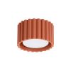 Plafonnier Aluminium Ocre Rouge Gx53 1 Aura