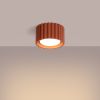 Plafonnier Aluminium Ocre Rouge Gx53 1 Aura