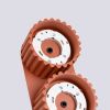 Plafonnier Aluminium Ocre Rouge Gx53 2 Aura