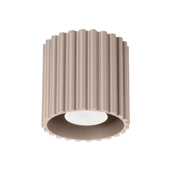Plafonnier Aluminium Taupe GU10 1 Aura