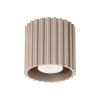 Plafonnier Aluminium Taupe GU10 1 Aura