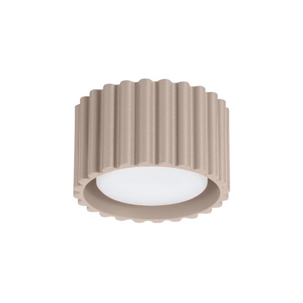 Plafonnier Aluminium Taupe Gx53 1 Aura