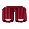 Plafonnier Aluminium Bourgogne GU10 2 Aura