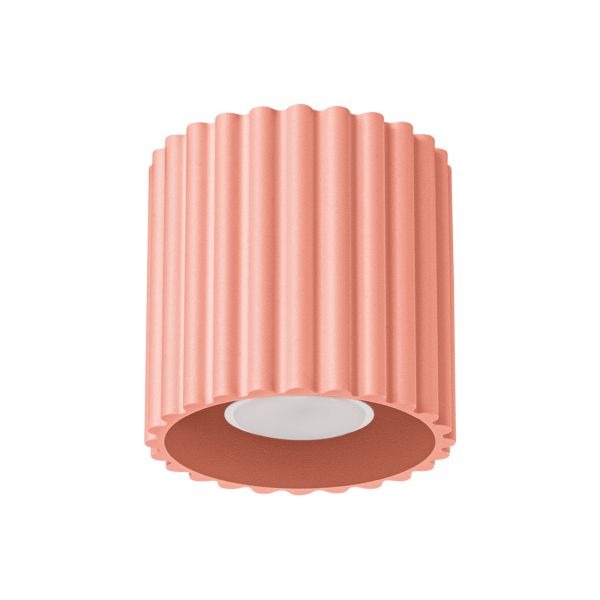 Plafonnier Aluminium Pêche GU10 1 Aura